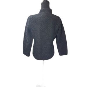 Of Substance  Women’s Black Jackets 100% Silk Full Zipper Size XL #38